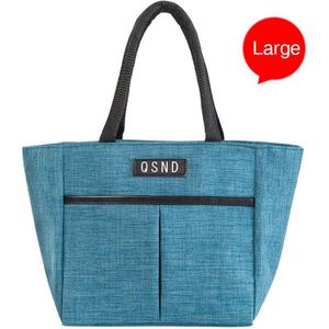 Geïsoleerde Lunch Bag Box Koeler Bakken Thermische Handtas Bento Pouch Diner Voedsel Opslag Container voor Vrouwen Werk Winkelen