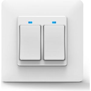 Wifi Smart Light Wall Switch Push Button Intelligente Afstandsbediening Handsfree Voice Control Gepland Timer Instelling Delen Contr