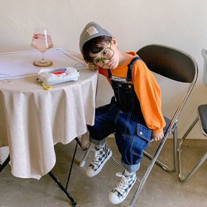 Jongens Broek Herfst Kinderen Denim Overall Mode Koreaanse Stijl Casual Broek Mode Herfst Broek Kinderkleding