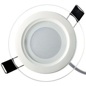 Hoge Helderheid Smart Dimbare Led Glas Downlight Ronde Vorm Glas Lampjes Plafond Verzonken Lampen 6/12/15W