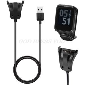 Data Sync Usb Charger Clip Oplaadkabel Voor Tom 2 3 Runner Golfer Gps Horloge Tom Tom Universele horloge Lading