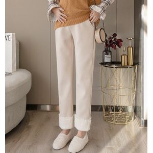 Winter Warm Elastische Taille Buik Broek Voor Zwangere Vrouwen Zwangerschap Broek Winter Thicken Warm Plus Fluwelen Moederschap Broek