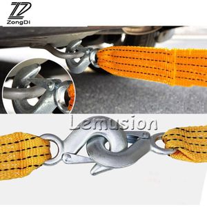 Zd 1Set Auto Accessoires Voor Ford Focus 2 3 Fiesta Mondeo Ranger Kuga Seat Leon Ibiza Lexus 3 Meter 3Ton Auto Trailer Touw Haak
