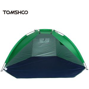 Tomshoo 2 Personen Outdoor Strand Tent Onderdak Sport Camping Tent Uv Beschermen Zomer Tent Voor Vissen Picknick Strand Park