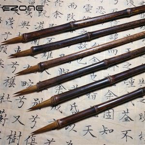 Ezone 1 Pc Traditionele Chinese Schrijven Borstels Wezel Haar Chinese Kalligrafie Pen Art Tekening Aquarel Penselen