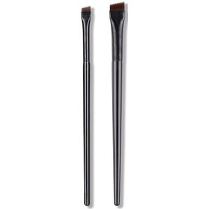 Ovw 2 Stuks Eyeliner Wenkbrauw Borstel Professionele Make-Up Kwast Cosmetische Tool Voor Eye Brow Gell Vouw Borstel Eyeliner Make up