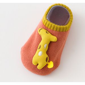Cartoon Dinosaurus Baby Sokken Winter Warm Meisje Jongen Vloer Sokken Leuke Pop Anti Slip Kid Peuter Korte Sok