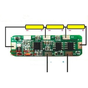 10 stks 3 serie 3S18650 batterij bescherming boord 10.8 V 11.1 V 12 V 12.6 V lithiumbatterij boord
