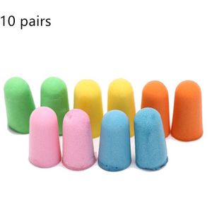 10 Paar Siliconen Oordopjes Geluidsisolatie Gehoorbescherming Zachte Oordopjes Anti Snurken Slapen Stekkers Voor Reizen Ruisonderdrukking