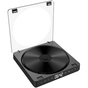 Draagbare Cd Speler Dubbele Hoofdtelefoon Versie Contact Knop Reproductor Cd Walkman Oplaadbare Shockproof Lcd Display