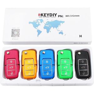 5 Stks/partij Keydiy B Serie B01-3 Luxe Zwart Groen Geel Blauw Roze 3 Button Universele Afstandsbediening Voor KD900 URG200 KD-X2