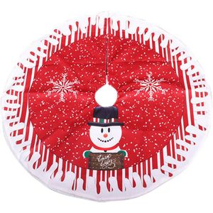 Kerstman Sneeuwpop Elanden Kerstboom Rok 32Inch Niet-geweven Kerstboom Jurk Thuis Xmas Party Floor Mat feestelijke Decoraties