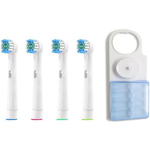 Opzetborstels Voor Oral-B Elektrische Tandenborstel Fit Advance Power/Pro Gezondheid/Triumph/3D Excel/Vitality Precision Clean
