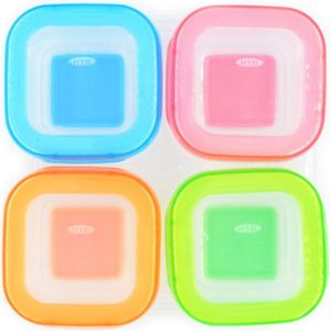 6Pc Baby Plastic Draagbare Voedsel Containers Mini Spenen Bevriezing Case Opbergdoos