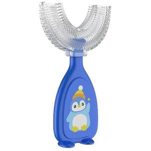Kinderen U-vorm Tandenborstel Zachte Siliconen Training Tanden Reinigen Hele Mond Teethbrushes Voor 2-12 Jaar Kinderen