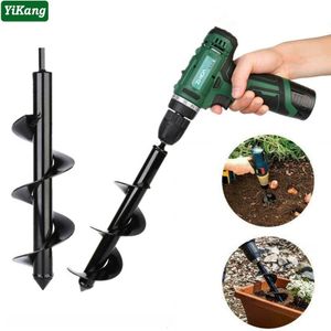 1Pcs Tuin Boor Spiraal Vijzel Boren Tuin Groente Losmaken Schroef Grondboor Gat Graver Tool Plantmachine Boor