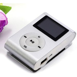 Stereo Jack Outdoor Muziekspeler 5 Kleuren Micro Sd Tf Mini Usb Clip Mp3 Speler Lcd-scherm Ondersteunt 32Gb micro Sd Tf Card