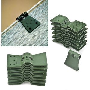 20Pc Houder Fasten Hangen Uitbreiden Schaduwdoek Kassen Schaduw Netto Clips Groene