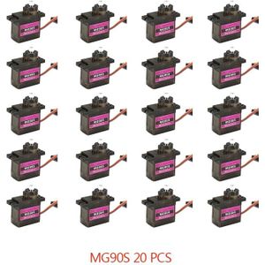 4/5/10/20Pcs MG90S Metal Gear Rc Micro Servo 13.4G Motor Voor Zohd Volantex vliegtuig Voor Rc Helicopter Auto Boot Model Speelgoed Controle