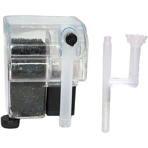 Waterval Hangen Op Externe Zuurstof Pomp Water Filter Voor Aquarium Aquarium Accessoires EU Plug Opknoping Externe Aquarium Filter