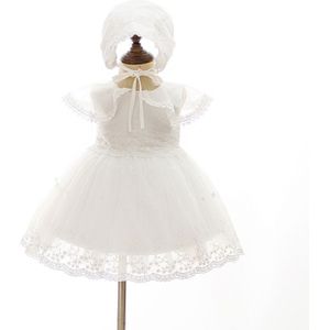 Mooie Bloem Meisje Jurken Doop Baby Meisje Communie Verjaardag Jurken Prinses Baljurk Paginaa Bloem Doopjurk