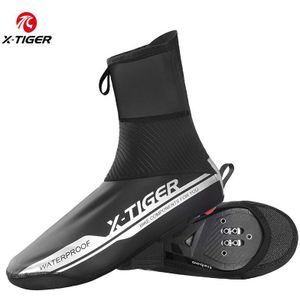 X-TIGER Reflecterende Waterdichte Fietsen Shoe Cover Winter Racefiets Fietsen Overschoenen Houden Warme Fleece Mtb Fiets Shoe Cover