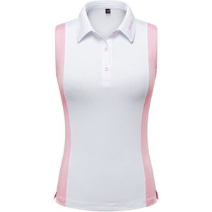 Zomer Womens T-Shirt Mouwloos Golf Kleding Polo Shirt Slanke Comfortabele Eenvoudige Vest Outdoor Sport Kleding