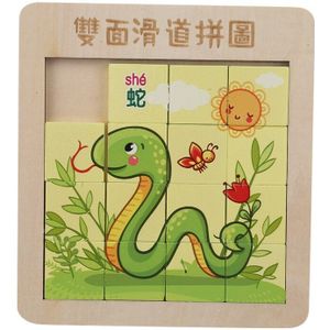 Houten kinderen Huarong Dao Digitale Sliding Puzzel Speelgoed Baby Educatief Speelgoed Voor Kids Vroegschoolse Wiskunde Leermiddelen