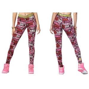 Fit Funky Vrouwen Gebreide Katoenen Broek Sport Running Afslanken Kleren Cargo Legging Capri Broek P1076