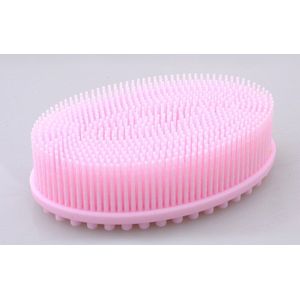 Bladerdeeg Hoofdhuid Shampoo Baby Exfoliërende Bellen Zachte Douche Scrubber Badkamer Massage Body Silicon Bad Borstel Thuis Badkamer Suuplies