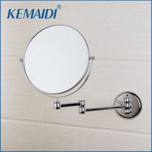 KEMAIDI 3X Vergrootglas Makeup Spiegel 8 &quot;Wandmontage Badkamer Wc Cosmetische Spiegel Opvouwbaar Dubbelzijdig Spiegel