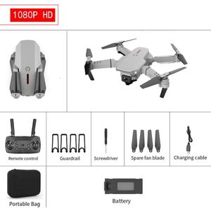 E88 Drone 4K Mini Drone Met Dual Camera Profesional Quadrocopters Rc Helicopter Fpv Drone Real-Time Transmissie voor Kids