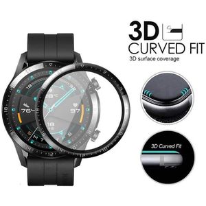 Zachte 3D Gebogen Volledige Rand Zachte Beschermende Film Cover Bescherming Voor Huawei GT2 46Mm Gt 2 Smartwatch Scherm protector Case