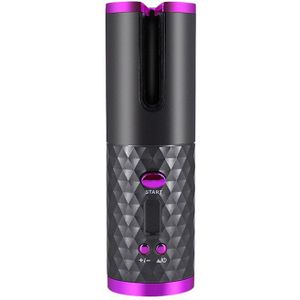 Automatische Haar Krultang Draagbare Auto Keramische Draadloze Curling Golf Iron Hair Waver Air Curler Lcd Oplaadbare Ijzer Krullend Machine