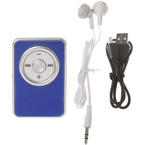 Mini Clip Muziek Media MP3 Speler Ondersteuning Tf Micro Sd-kaart Met Oortelefoon Usb-kabel