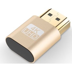 Hdmi Virtuele Display Adapter Gold Plating Hdmi Ddc Edid Dummy Plug Headless Ghost Display Emulator Lock Plaat Tot 4K 3840*2160