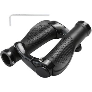 Fiets Stuur Grip Ergonomische Anti-Slip Lock-On Handvat Cover Aluminium Rubber Grip Mtb Bike n66