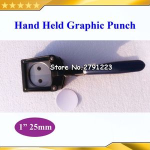 Hand Held Manual Ronde 25mm 1 &quot;(Werkelijke Snijden Grootte 35mm) papier Grafisch Punch Die Cutter voor Pro Button Maker