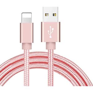 ! ACCEZZ Usb-oplaadkabel Voor Iphone X XS MAX XR 8 7 6 s 6 Plus Lading Data Cord Voor ipad Mini Nylon Verlichting Fast Charger Kabels