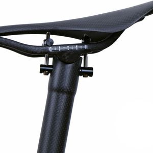 Carbon fiber fiets zadelpen MTB racefiets onderdelen superlight 138g zadelpen 3k matte 27.2/30.8/ 31.6*300-400mm Titanium schroeven
