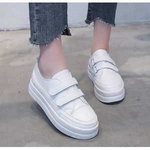 Mode Meisje Canvas Sneakers Schoenen Lente Vrouwen Flats Platform Casual Schoenen Lady Hoge Hakken Wedge Platform Comfortabele Schoenen