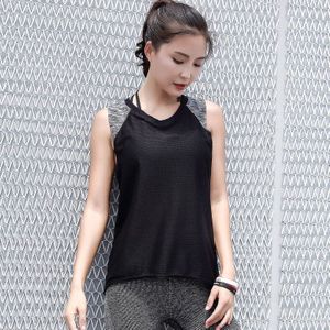 Vrouwen Sport T-shirt Holle Mouwloze Yoga Vest Vrouwelijke Slanke Professionele Running Kleding