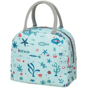 Leuke Cactus Draagbare Rits Waterdichte Lunch Zakken Vrouwen Student Lunchbox Thermo Zakken Kantoor School Picknick Koeler Voedsel Zak Bolso