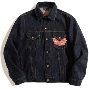 Maden Retro Blue Denim Jassen Voor Mannen Casual Crowboy Streetwear Coat Bomber Jacket Harajuku Vintage Bovenkleding Herenkleding