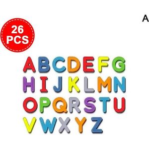 Magnetische Letters Hoofdletters Kleine Schuim Alfabet Speelgoed Kids Abc Educatief Magneten Leren Koelkast Voor Koelkast Z5H4