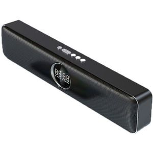 Desktop Speaker Subwoofer Draagbare Luidsprekers Led Bluetooth Computer Audio Met Wekker Soundbar Pc Klankkast Video Consument