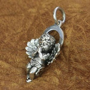 Cupido Hanger 925 Sterling Zilveren Bedels Engeltje God Van Liefde Hanger TA187 Jp