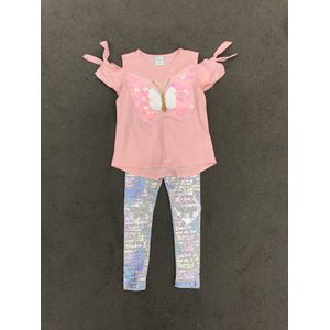 Meisjes BlingBling T-shirts en legging broek voor Brazilië meisjes