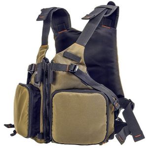 Vliegvissen Vest Voor Mannen Outdoor Multi-Pocket Vissen Pak Voor Mannen Overalls Camera Vest Lua Zwemvest Verstelbare mesh Ventilatio