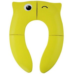 Kids Reizen Vouwen Potje Seat Pad Kikker Uil Draagbare Baby Toilet Training Pot Stoel Plastic Cover Kussen in doos